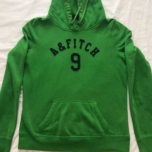 Abercrombie & Fitch Green Hoodie